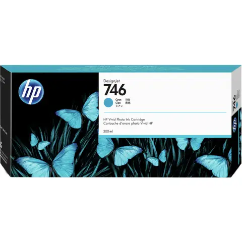 Tusz HP 746 cyan - Tusz P2V80A do HP DesignJet Z6, Z9+